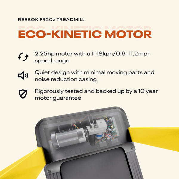 Reebok FR20z Treadmill Eco-Kinetic Motor
