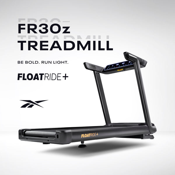 Reebok FR30z Treadmill. Be bold, run light. Floatride+.