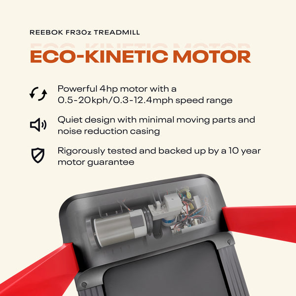 Reebok Fr30z Treadmill with Eco-Kinetic Motor