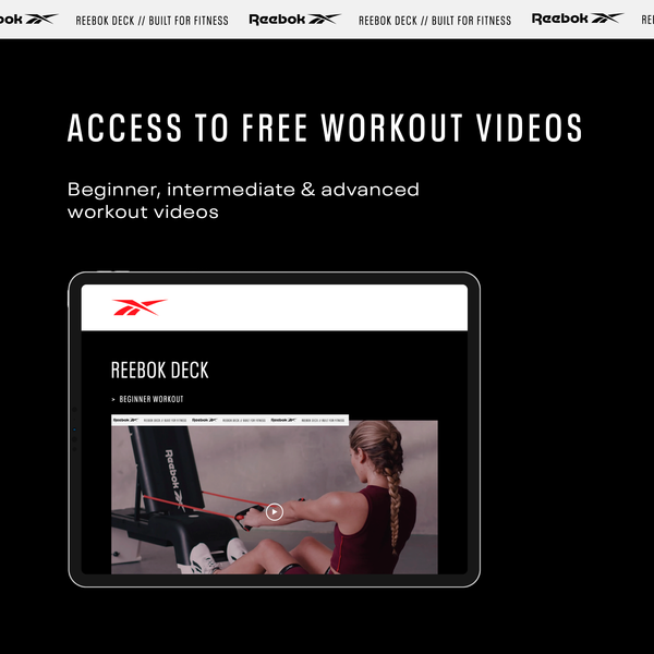 Reebok Deck - Access to Free Workout Videos